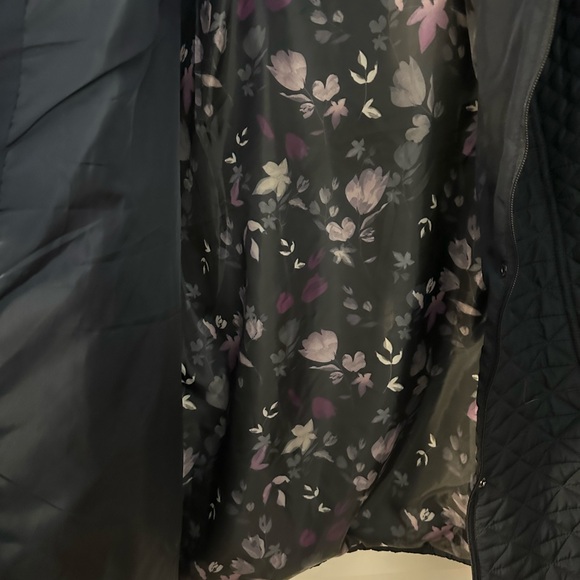 Weatherproof Quilted Navy Puffer Coat - Picture 3 of 15